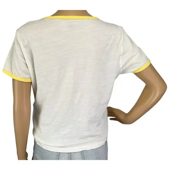 2/$30 J. Crew All Of The Vibes Retro Cotton Tee Shirt BH433 Size M - Picture 7 of 13